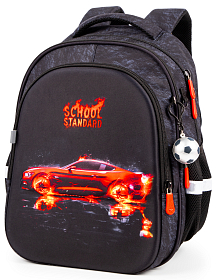 Ортопедичний шкільний рюкзак 3 в 1 для хлопчика School Standard 38х30х18 см з Машиной для молодших класів (Full 150-34)